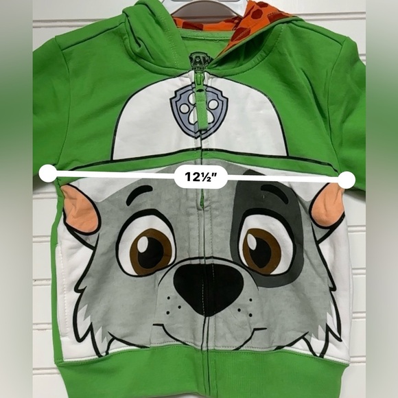 Nickelodeon Paw Patrol Rocky Green Hoodie New Size 4T - Picture 5 of 8